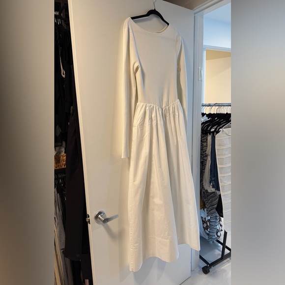 DISSH Ribbed Knit & Linen Dress - Picture 4 of 12